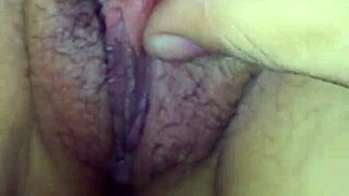 CLOSE UP MASTURBATION MASSAGE on Painted Clitoris of Slut