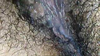 Magan cums on fingers