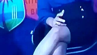 Spicy Hot Indian TV Anchor in Cricket Show
