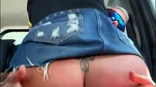 During the trip, the prostitute decided to sit on my cock