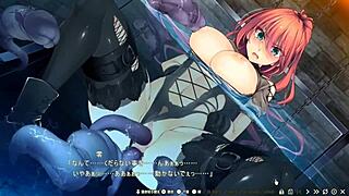 In the nightmare vampire hentai scene, anime characters engage in intense action