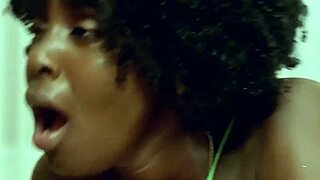 COLLECT JOY in ebony pussy creampie interracial fun