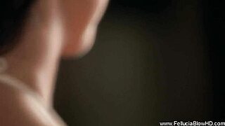 Brunette Babe Gives Loving Blowjob And Handjob