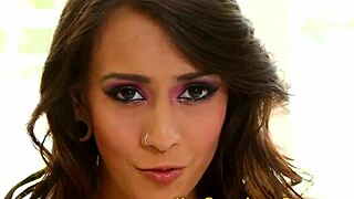 Petite teen lesbian gets her ass toyed for the first time