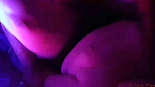 Masked Couple's Pillow Play Fuckfest