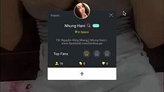 em nhung hani shows her big tits on webcam