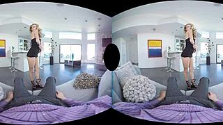 Blonde Actress Arya Fae Performs Valentine Scene With You In Vr
