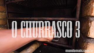 barbecue with sausage, picanha, and lots of fun