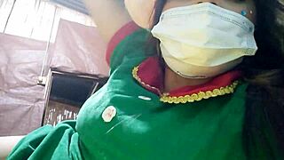 Sexy Elf Slut Shows Off Big Ass After Jungle Romp!