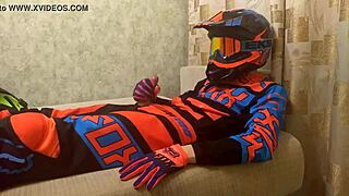 Gay Motocross Biker Costumes Play