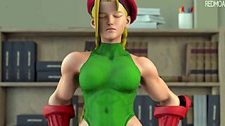 Cammy Loses Bet To Juri, Gets Monster Cock Creampie