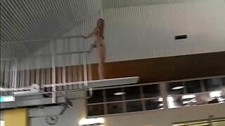 A cute escort gives a blowjob in the cabin