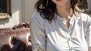 Hentai Animé 3D - Modèle Asiatique Explore Ses Désirs Sauvages au Manoir