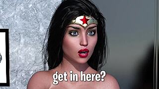 Wonder woman heroine adventures secret deleted scene uncensored