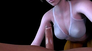 why is tracer sucking my cock so deep?