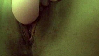 close-up of pussy reaching orgasm on camera