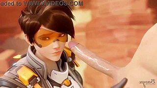 Tracer Pays Bet With Blowjob