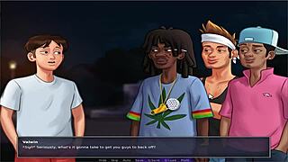 Check out this busty scene in Summer Time Saga UNC part 7