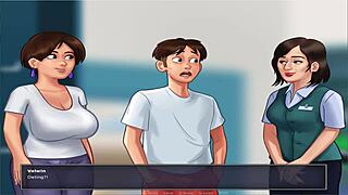 Check out this busty scene in Summer Time Saga UNC part 7