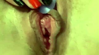 Cherry sprinkles enjoys using her vibrator