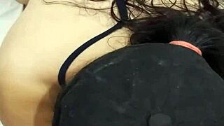 She sucks boyfriend's cock with big ass enthusiasm!