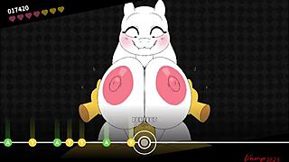 Toriel Gets Banged By Big Cocks In Group Action