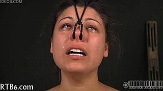 Sweet playgirl receives facial castigation from hardcore actions