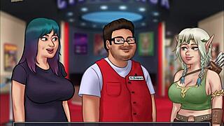 Summertime Saga 119: Big Tits In Hentai Action?