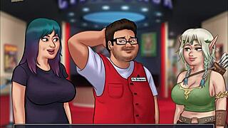 Summertime Saga 119: Big Tits In Hentai Action?