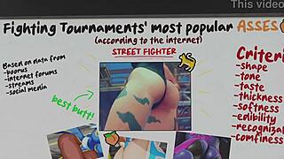 Cammy's ass gets covered in cum during extended buttjob