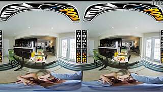 Busty blonde Blake Blossom fucks in VR