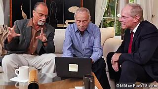 I’m Overwhelmed by Old Gang Bang with Frannkie Tagging a Door-to-Door Blonde Teen