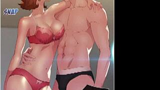 유혹 캐릭터 만화 헨타이 갱뱅 대기중