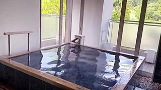 Buttocks In Hot Water At Akiu Onsen