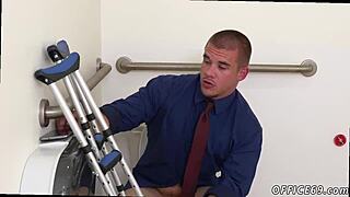 Gay Sex In The Hr Meeting With Straight Wood