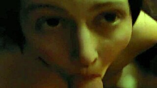 my slavegirl gets a big cumshot facial after sucking my cock