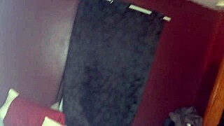 Enjoying intimate moments in a sexy thong