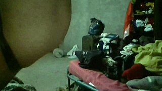 Gay Guy Ties Wrists Upside Down