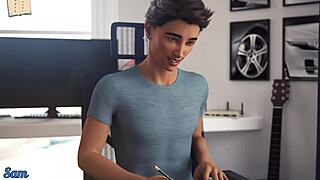 A wife and her stepmother play a game together in episode 263