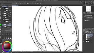 i drew gravity rush kat flashing in speedpaint, oops i forgot the details!