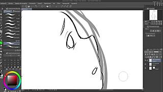 i drew gravity rush kat flashing in speedpaint, oops i forgot the details!