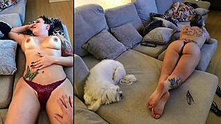 Young Wife Rides Big Dick After Night Out