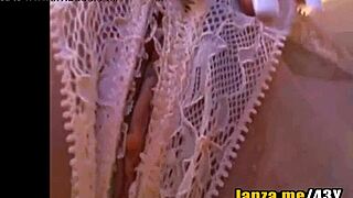 Big tits girl masturbates in lingerie on webcam hd