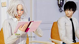 in my real desire 38, the anime hentai game unfolds with indian characters