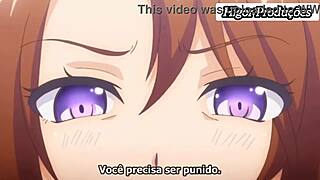 Hentai character desires his own sister intensely.