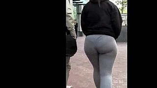 Creep in Thick Leggings Gets Sex