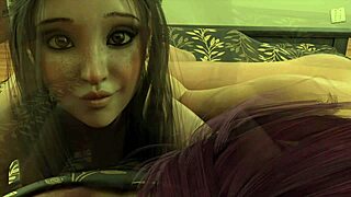 shauna says edging helps john in wild hentai scene