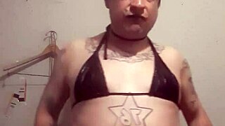 This Sexy Shemale Sissy Is Posing Solo And Teasing With Her Body.