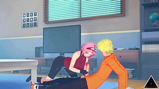 SAKURA AND NARUTO FUCK IN ANIME