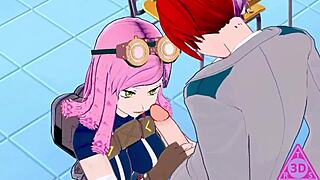Koikatsu Mei Hatsume and Shoto Todoroki Hentai Action with Blowjob, Handjob, and Cumshot Gameplay! So Horny, Man, Uncen... Uh, Uncensored Stuff!